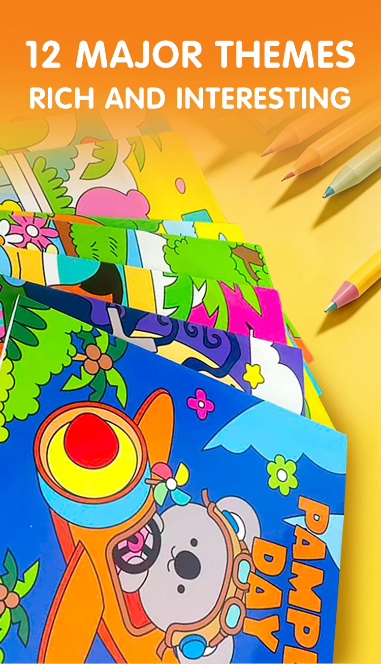 product custom wholesale factory paper printing service oem simple 2026 ins cute early education coloring books for kids adult-6