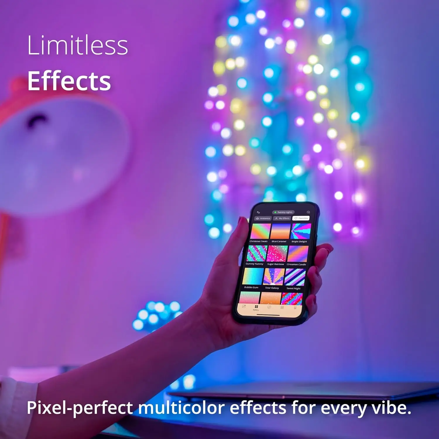 RGBIC WS2812B for  USB Music Controlled Dream Color LED String 5V Christmas Fairy Lights for Home Decor Birthday Party
