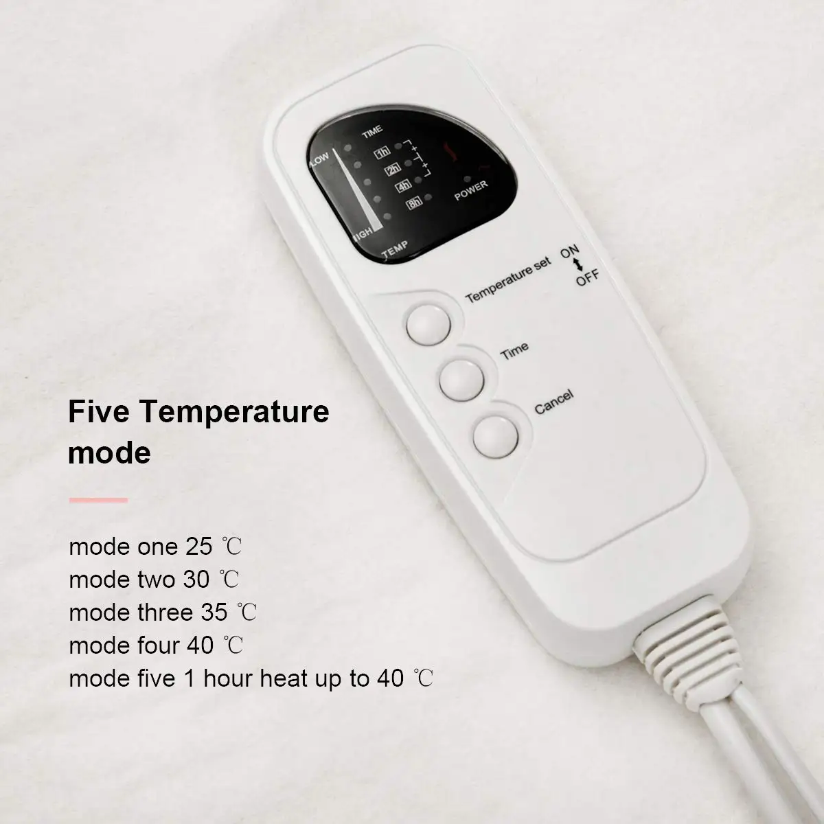 Polyester 5 Heat Setting 8 Hours Timer Massage Table Warmer Electric Blanket  Heated Blanket Cover Warmer Heater