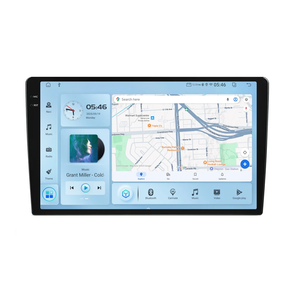 2+64GB T100 Android カーオーディオ 9インチ GPSナビ RDS搭載