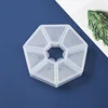Transparent [no printing] 8.3*8.3*1.7cm