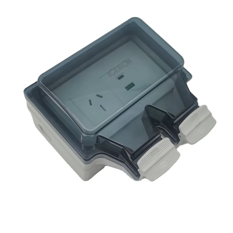 IP66 250V 15A Weatherproof Wall Switch Socket Type AC USB with 1 Output Ports for Outdoor AU NFC Network