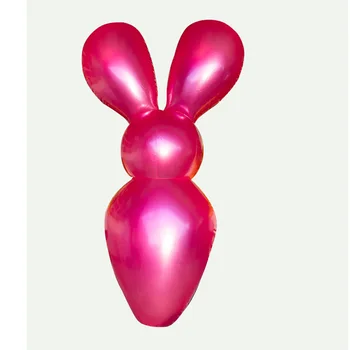 Customized  PVC Inflatable Rabbit Doll with Suction Cup Adult Sex Toy on Sale