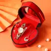 5 piece set-watch necklace earrings ring gift box-t118k-8