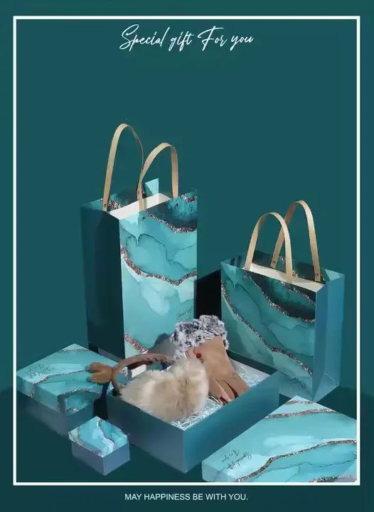 Factory Custom Flower Boxes for Bouquets Packing Boxes for Small Business Packaging for Products Gift Bag