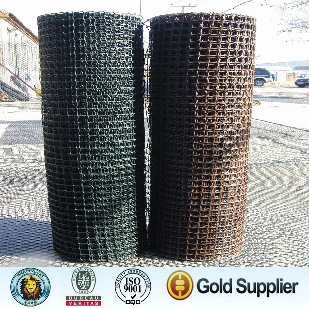 Extruded plastic netting