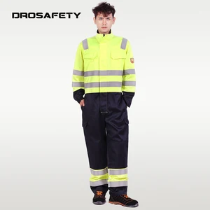 Logo Oil&gas Engineers Mechanic Hivis Flame Retardant Fr Clothing Antistatic Workwear Work Coverall