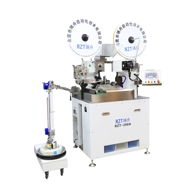 Fully Automatic Multihead Cutting,Peeling,Dipping And Tin Inserting Terminal Machine