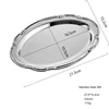 21,5*15 cm/115 g/acciaio inossidabile 304