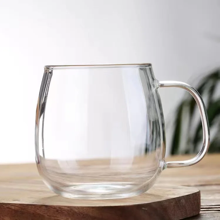 Glass Tea Cups With Strainer And Lid Heat Resistance Borosilicate Glass