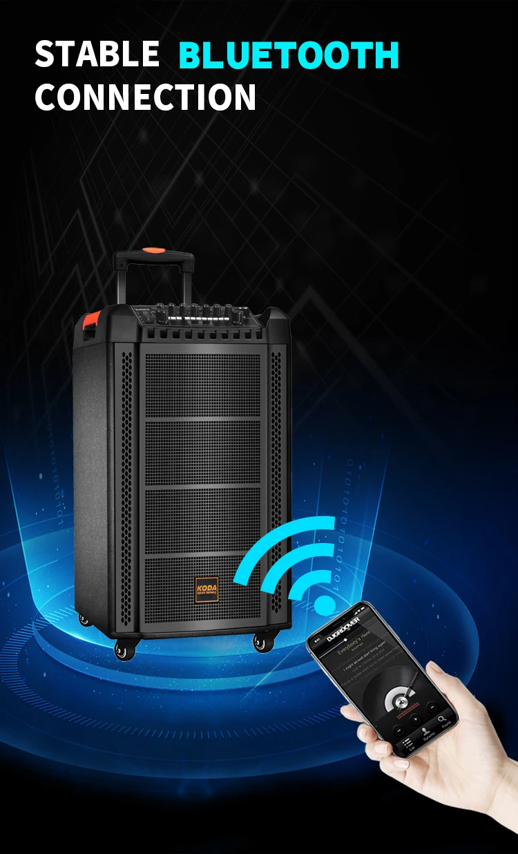 Oem 12" Wooden Karaoke Machine Dj Powered Speakers Professional Audio