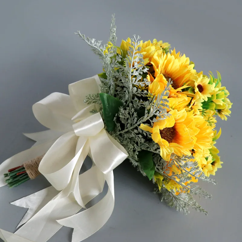 Wedding Bridal Bouquet Decoration Artificial Flowers Wedding Romantic