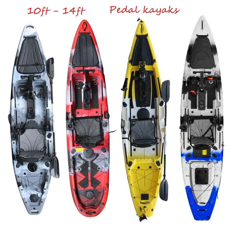 Vicking 2023 New Design 12 FT Single Person Sit On Top Inflatable Pedal  Fishing Kayak PVC Material for Sale - AliExpress