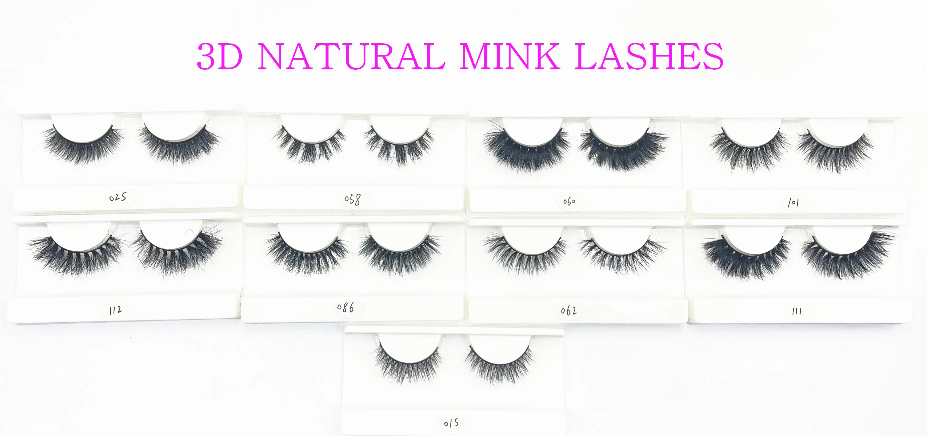 Siberian Real Mink Long Luxury Lash Mink Natural Handicraft 25mm Real