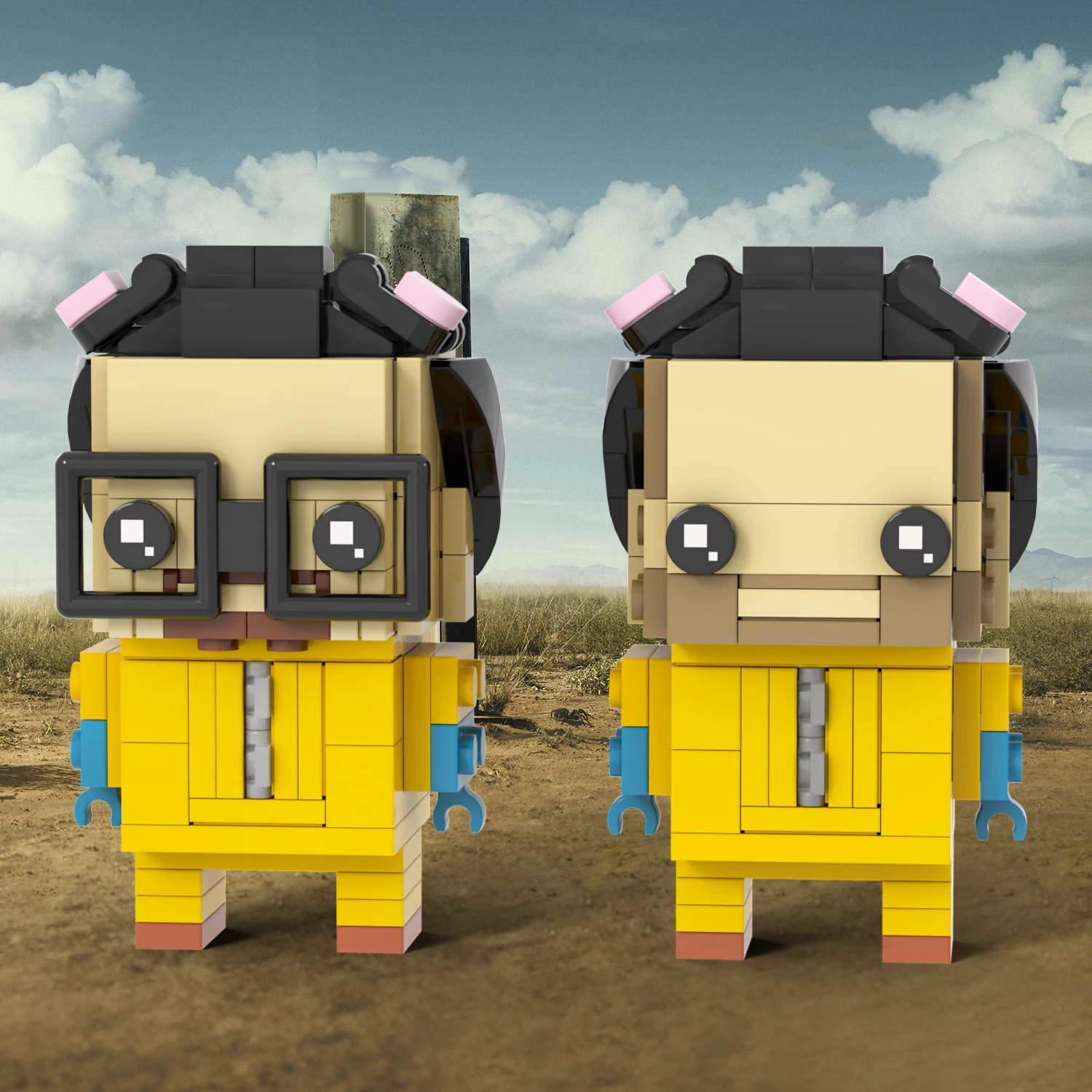 MOC7141-7142 Breaking Bad Crime TV Series Walter Hartwell