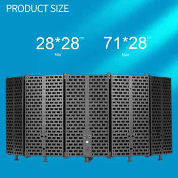 BOYA BY-RF5P Foldable Portable Microphone High-density Foam Reflexion Microphone Isolation Shield for Recording Live Stream detail image