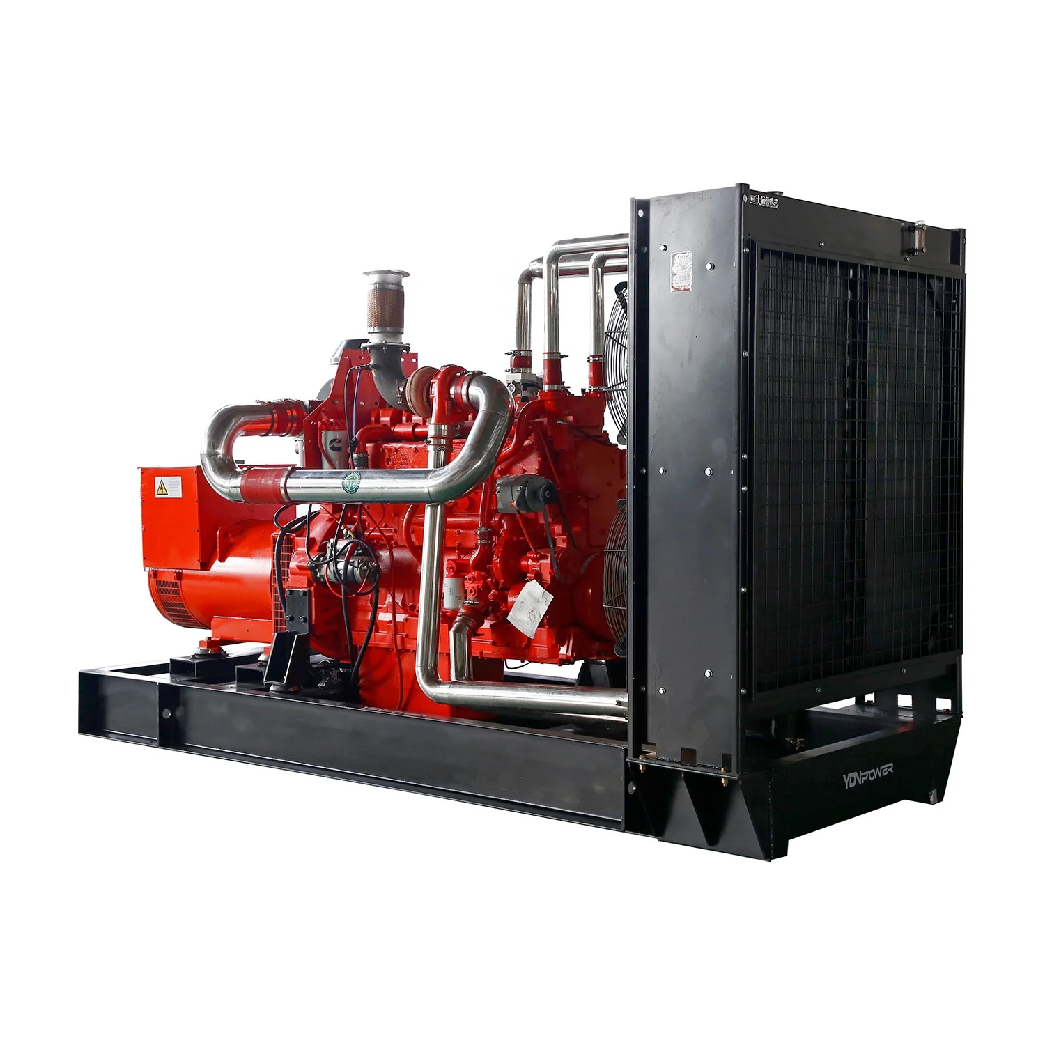 Biogas generator 300KW / 375KVA custom mute waste heat recovery time discount