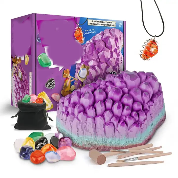 A Bis Z World Of Discovery Archäologie-Set – 20 Edelsteine, 2 Grabblöcke, Werkzeug, Ab 6 Jahren