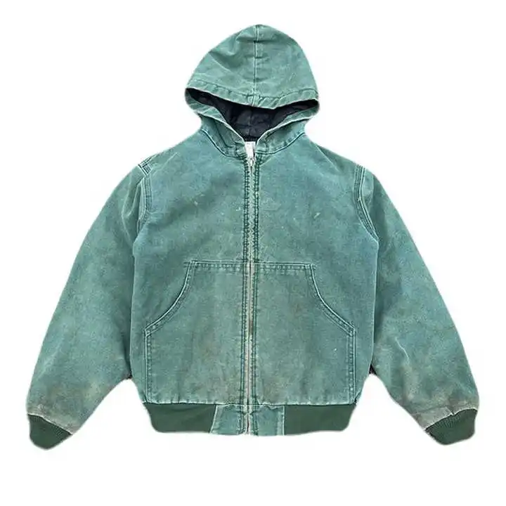 Daydream duck work jacket Sサイズ OVY Custom 100% Cotton Duck Canvas Work Jacket with Lined Hood