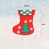 Calcetines navideños ROJOS con goma suave.