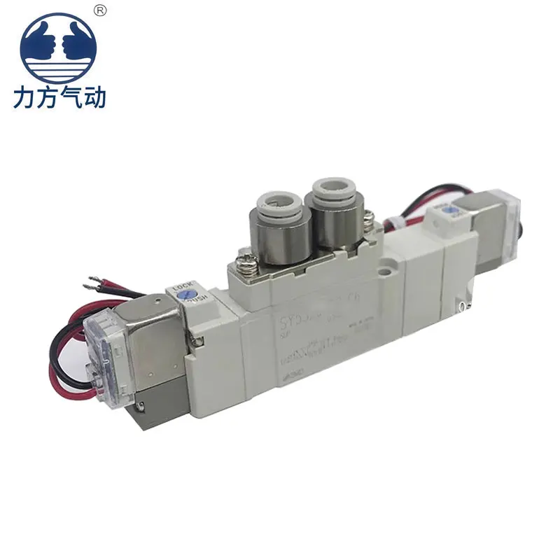 thumbnail interactive-video image 1 of SMC Solenoid Valve SY5320-5LZ-01 – Brand New, 1pc, PLC-2 Compatible 1 of 6