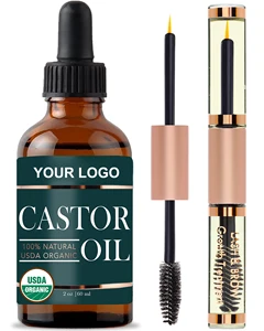 Organic Castor Hair Growth Serum With Black Castor Oil and Biotin,Anti Fall Hair Regrowth Hair Oil Castor Oil