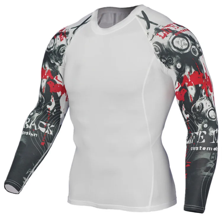 Quick Dry Compression Online T Shirt Printing Men'S Long Sleeve Compression Shirts For Sale What Should I Wear While811_voghion.com