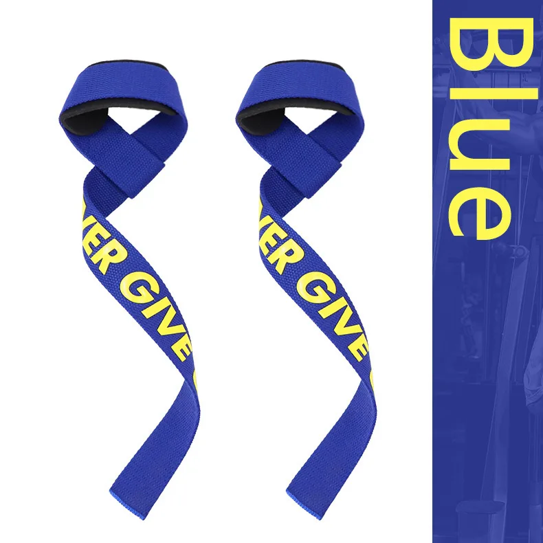 Custom Logo Wrist Protection Bodybuilding Training Weight Lifting Workout Gym Adjustable Wrist Straps