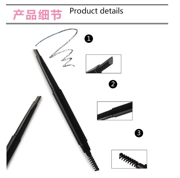 Горячая Распродажа товар Ome Make Your брендовая Косметика высокое пигментированное лицо двойной водонепроницаемый наполнитель для бороды