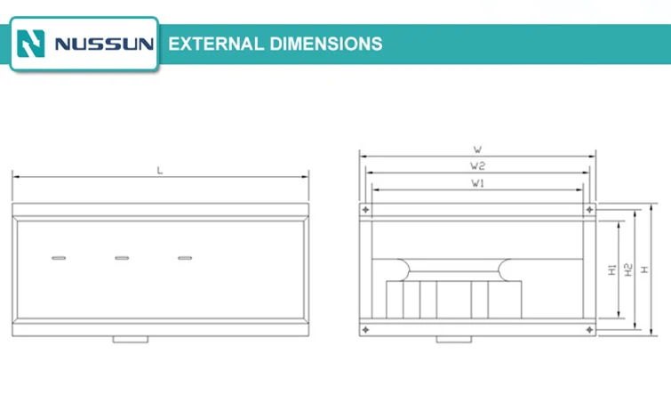 Kitchen Rectangular Duct Extractor, 5400CMH, 220V - detail 4