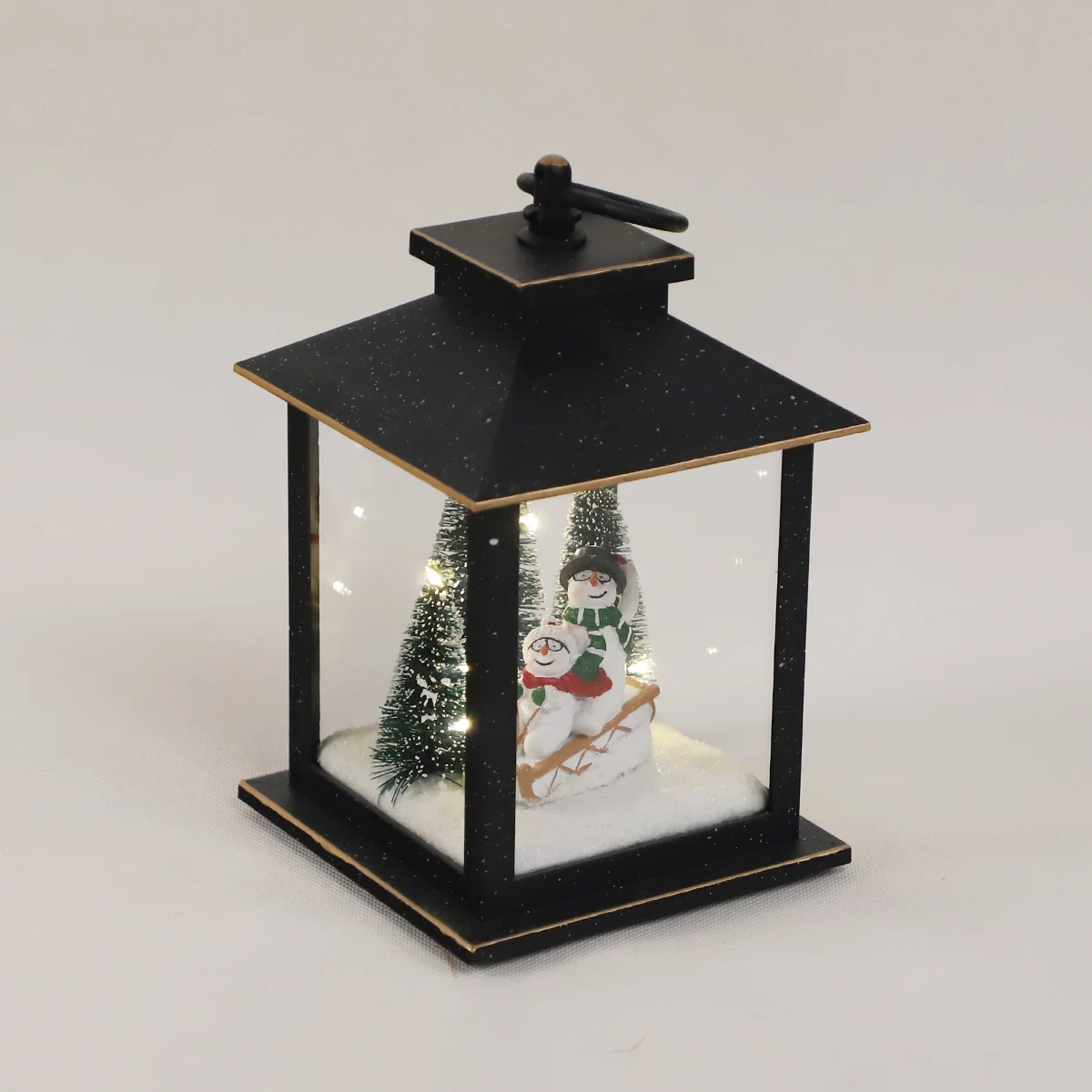 inflatable christmas ornament items supply metal table lantern  christmas decoration gift