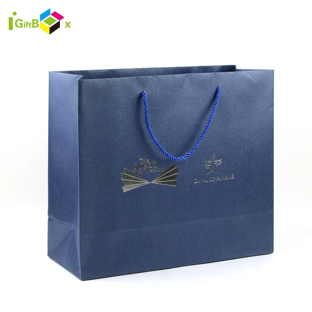 Luxury Custom Printed Laminated Shopping Gift Packaging Paper Bag With ...