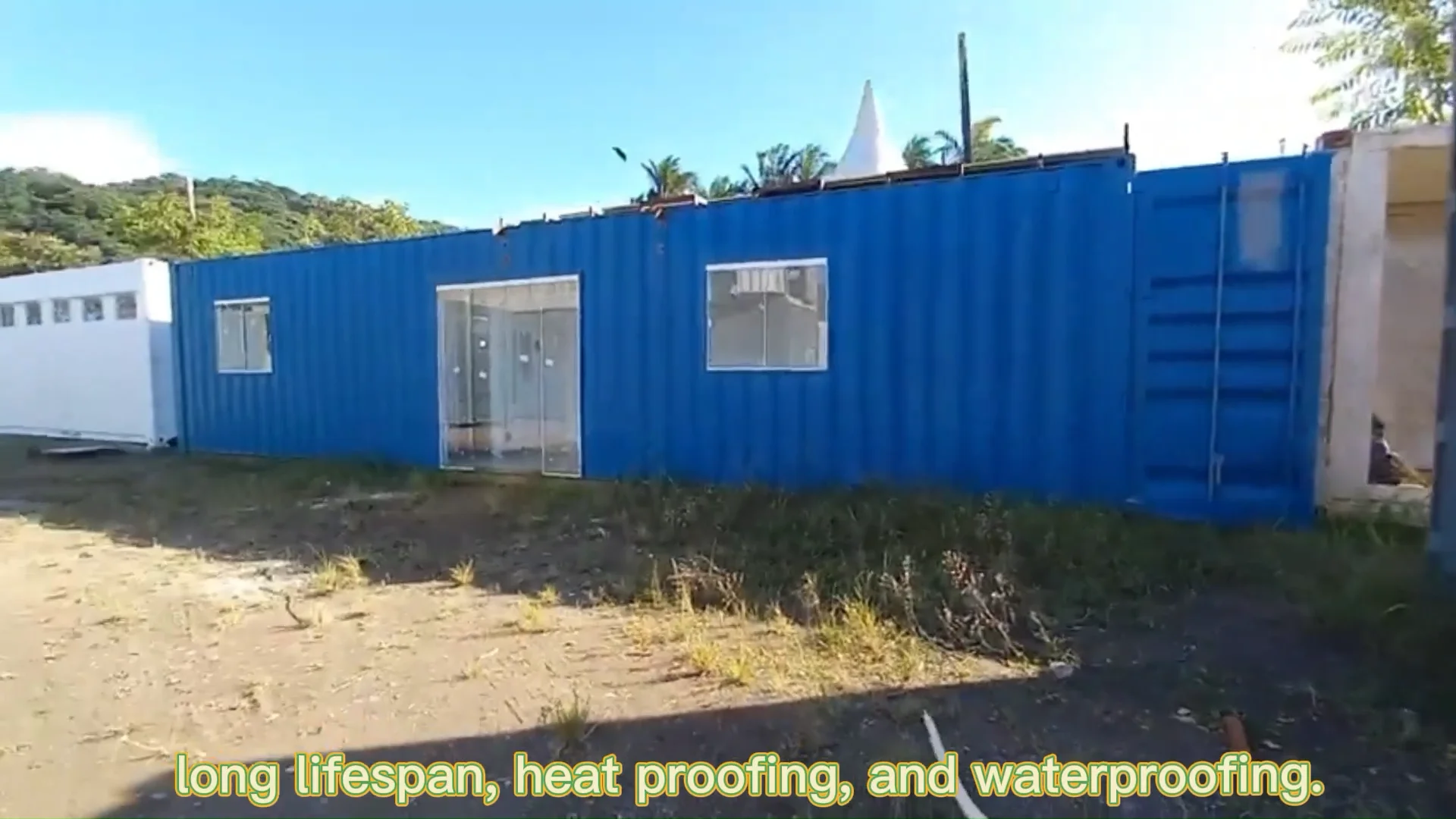 High Quality Pack Shipping Container Two Bedroom Prefab Container House