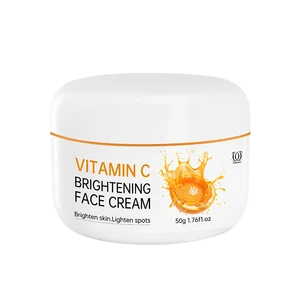 Private Label Organic Acne Treatment Vitamin C & Hyaluronic Acid Face Whitening Cream