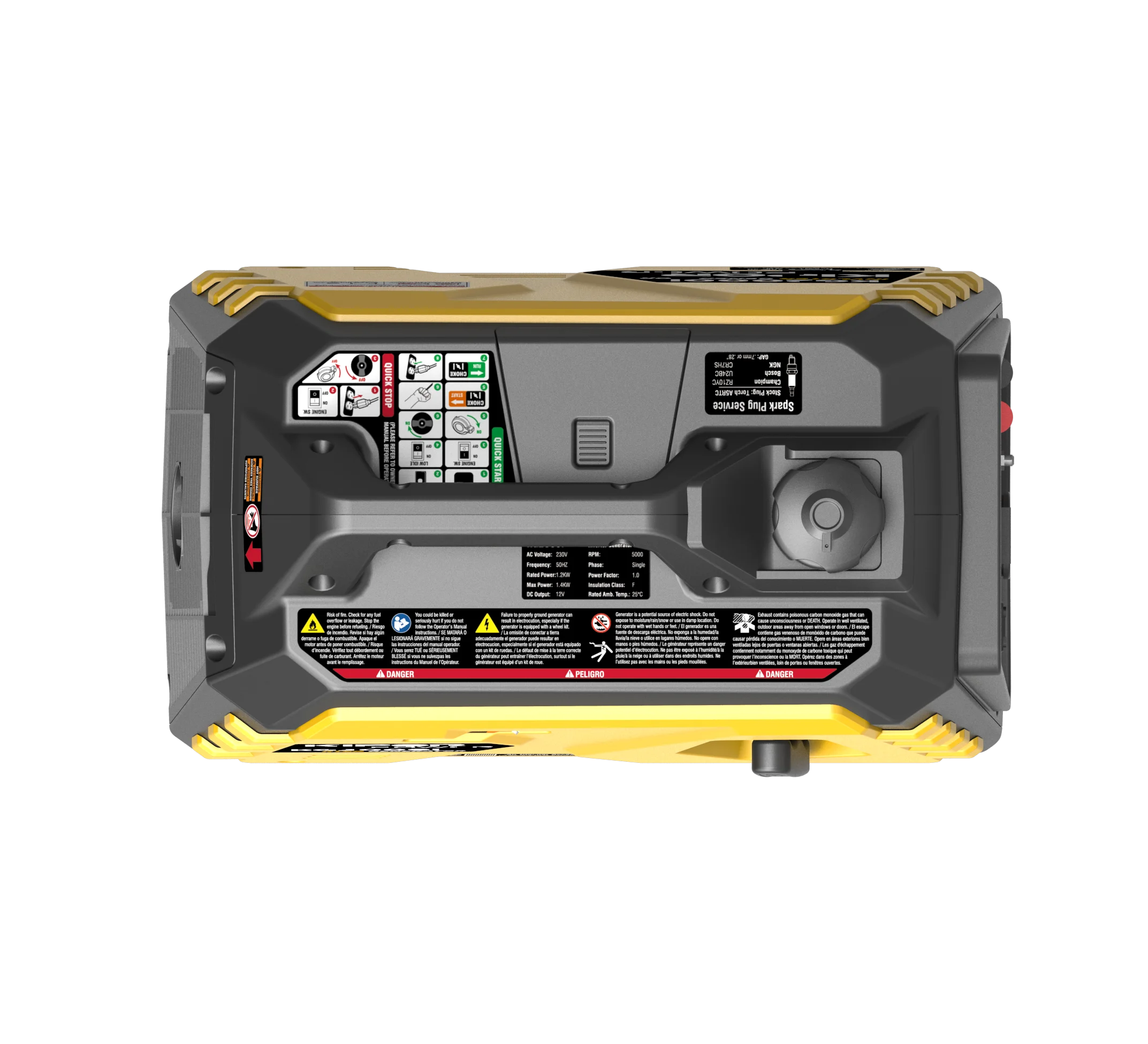 KIPOR 2000 Watt Gasoline Inverter Generator - Super Quiet