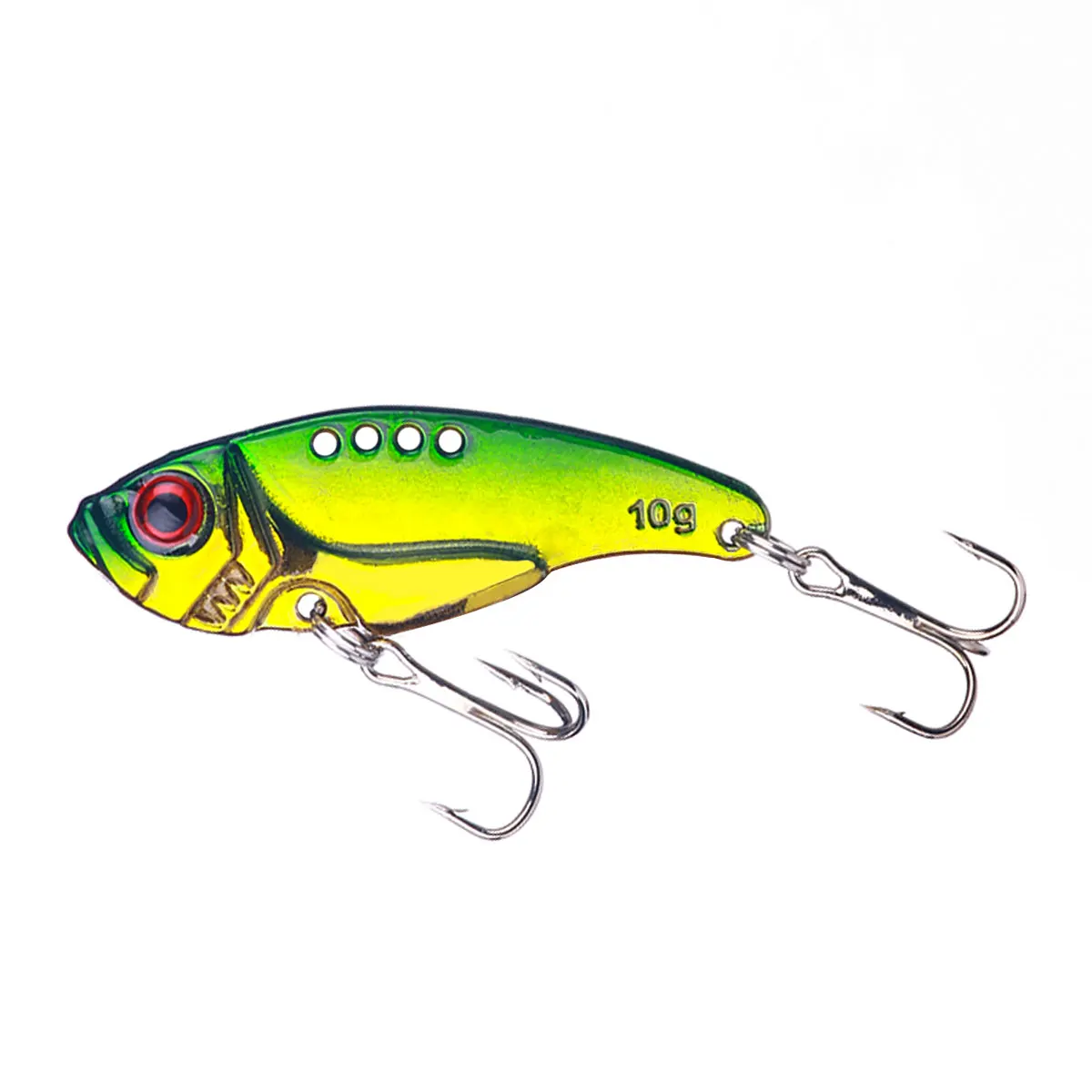 トラウトバス用卸売10g振動餌スピニングメタルバイブブレード