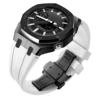 Black Case White Band