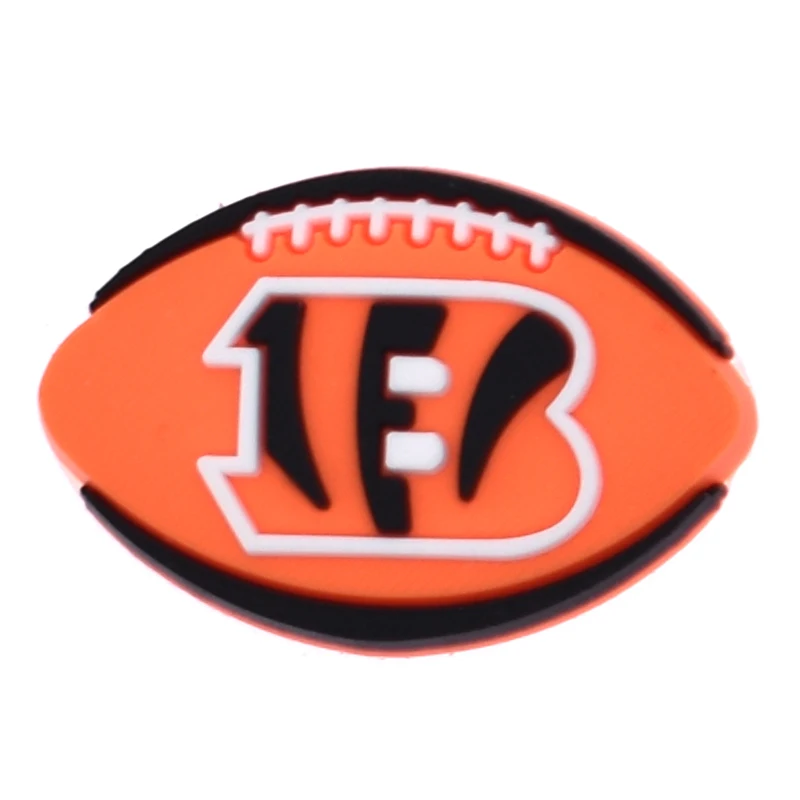 Wholesale Trendy sports croc charms for boys football team shoe