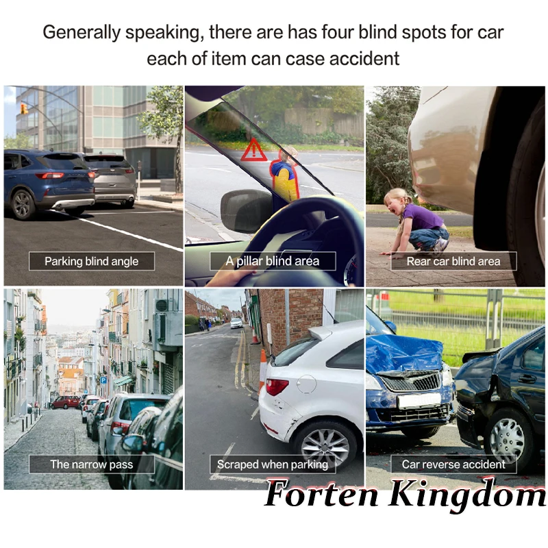 Car Camera Vehicle Parking System for Ford Ranger Raptor Everest F150 Mustang Sync4 3D 360 Degree Panoramic Bird View 2023-2024