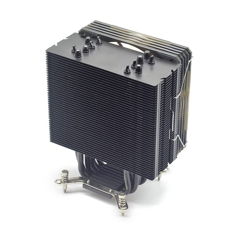 Охлаждающий вентилятор для ЦП с воздушным охлаждением ARGB 120 мм, бесшумный Большой кулер с 6 тепловыми трубками и медной трубкой