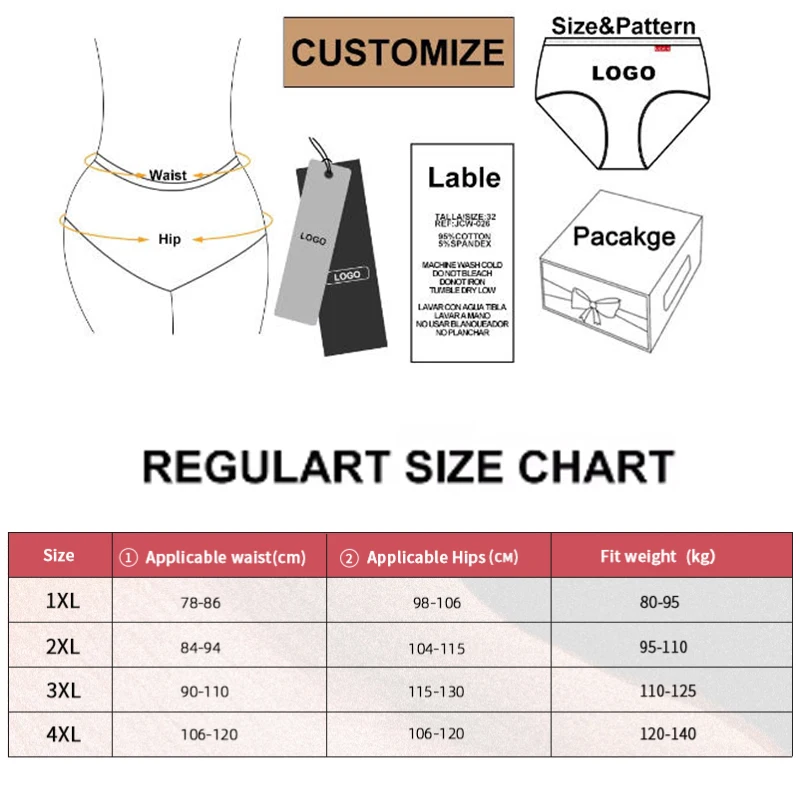 CINVIK Factory Custom Wholesale Plus Size Hot Sale Ladies 280 Pounds Sexy Underwear Lace Mid Waist European Size Women Panties