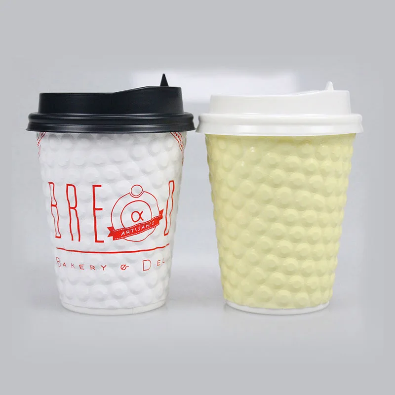 Ripple paper cup for vending Wholesale coffee Paper Cups Custom printing