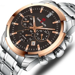 Customize LGOO Male Mechanical  Watches Luxury Model  Business Multifunction Waterproof Date Watches for Men Gentlemen Accessor