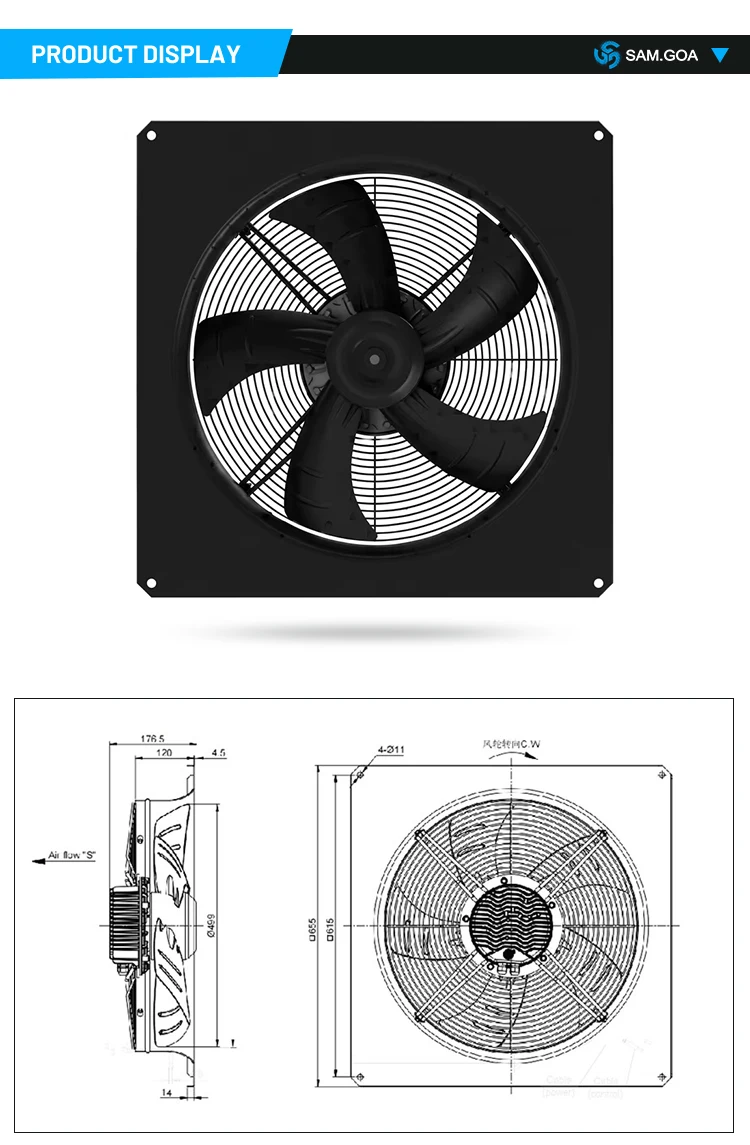 Electric Brushless Motor, Axial, IP54 - detail 4