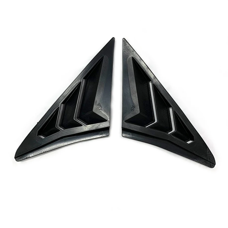 product tiypeor rear window louvers shutter cover trim for honda civic hatchback 10th gen 2017   2021   racing style decoration-11