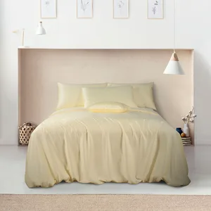 High Quality King Size Duvet Cover Sets Lyocell Tencel Bed Sheets Your Custom Design Bedding Set 6 Pieces