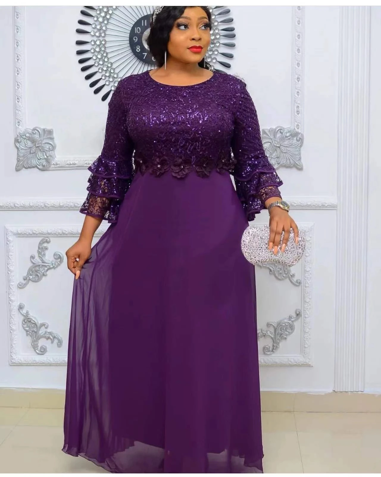 Plus Size African Party Dresses for Women 2026 New Fashion Dashiki Ankara Print Wedding Gowns Elegant Turkey Muslim Maxi Dress