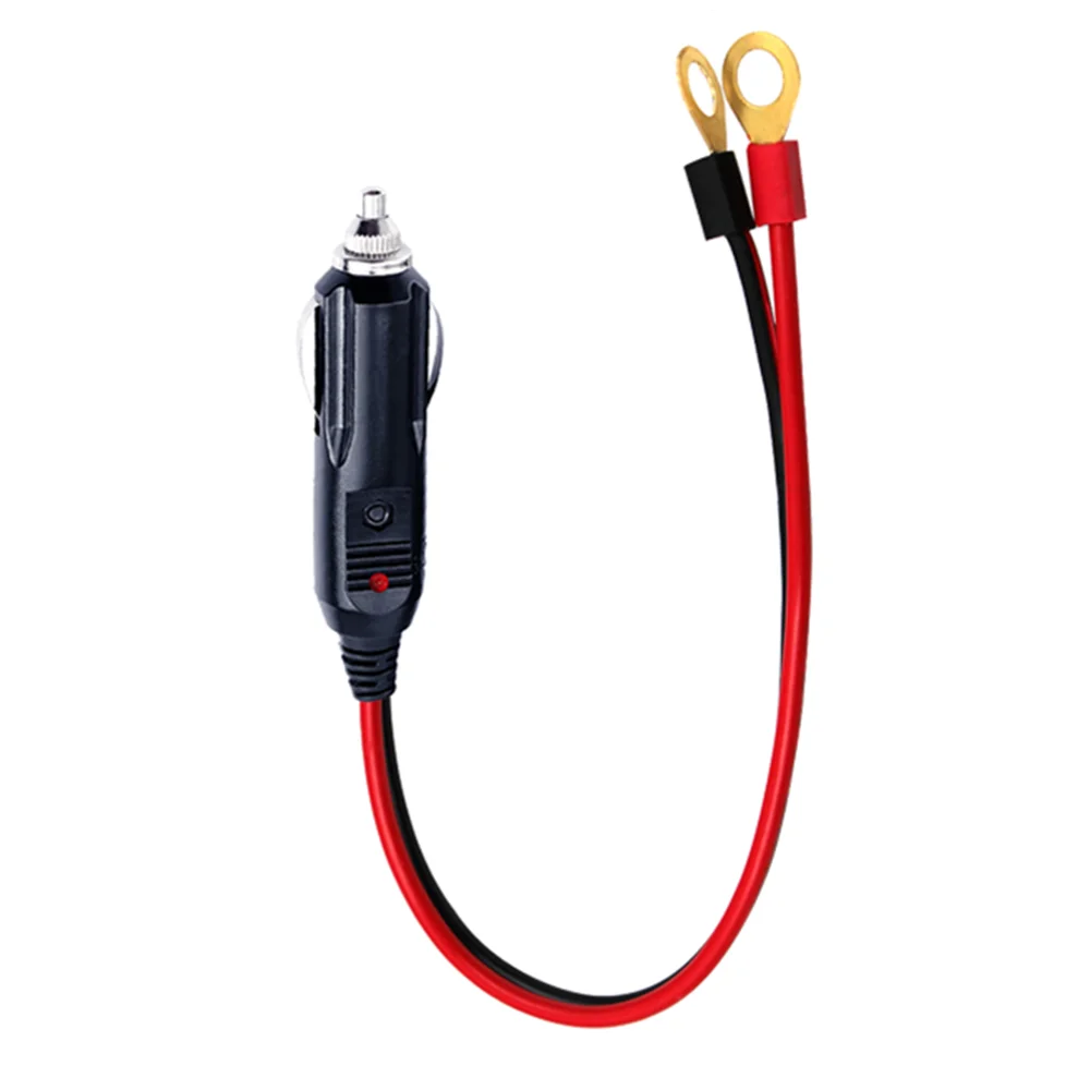 black/red auto cigar lighter cord eyelet