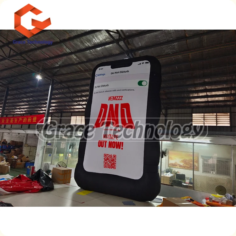 PVC Inflatable Mobile Phone Model ,Inflatable Smart Mobile Phone Shape Model Balloon for Promotion