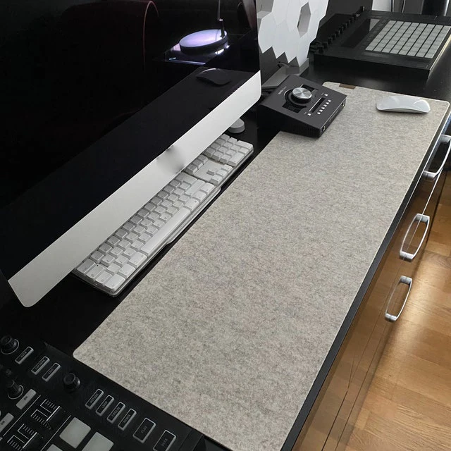 Felt Cork Office Computer Desks Mat Home Keyboard Laptop Mat Pad Desk Organizer Protector